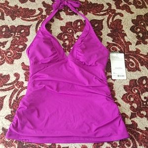 Athleta Shirrendipity Halter Tankini top